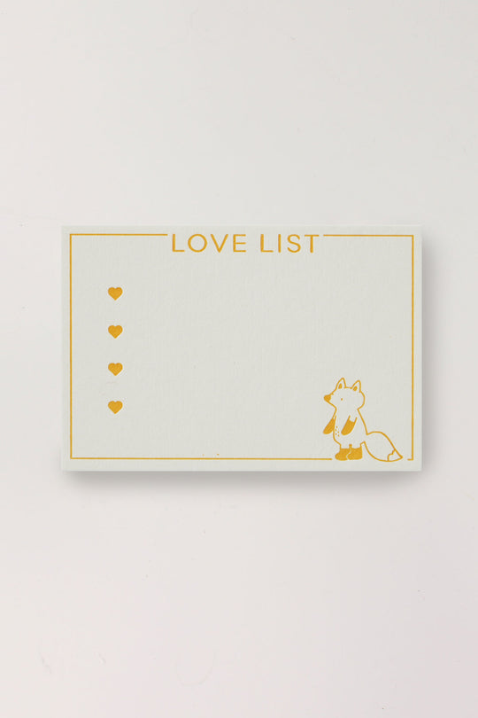 Love List