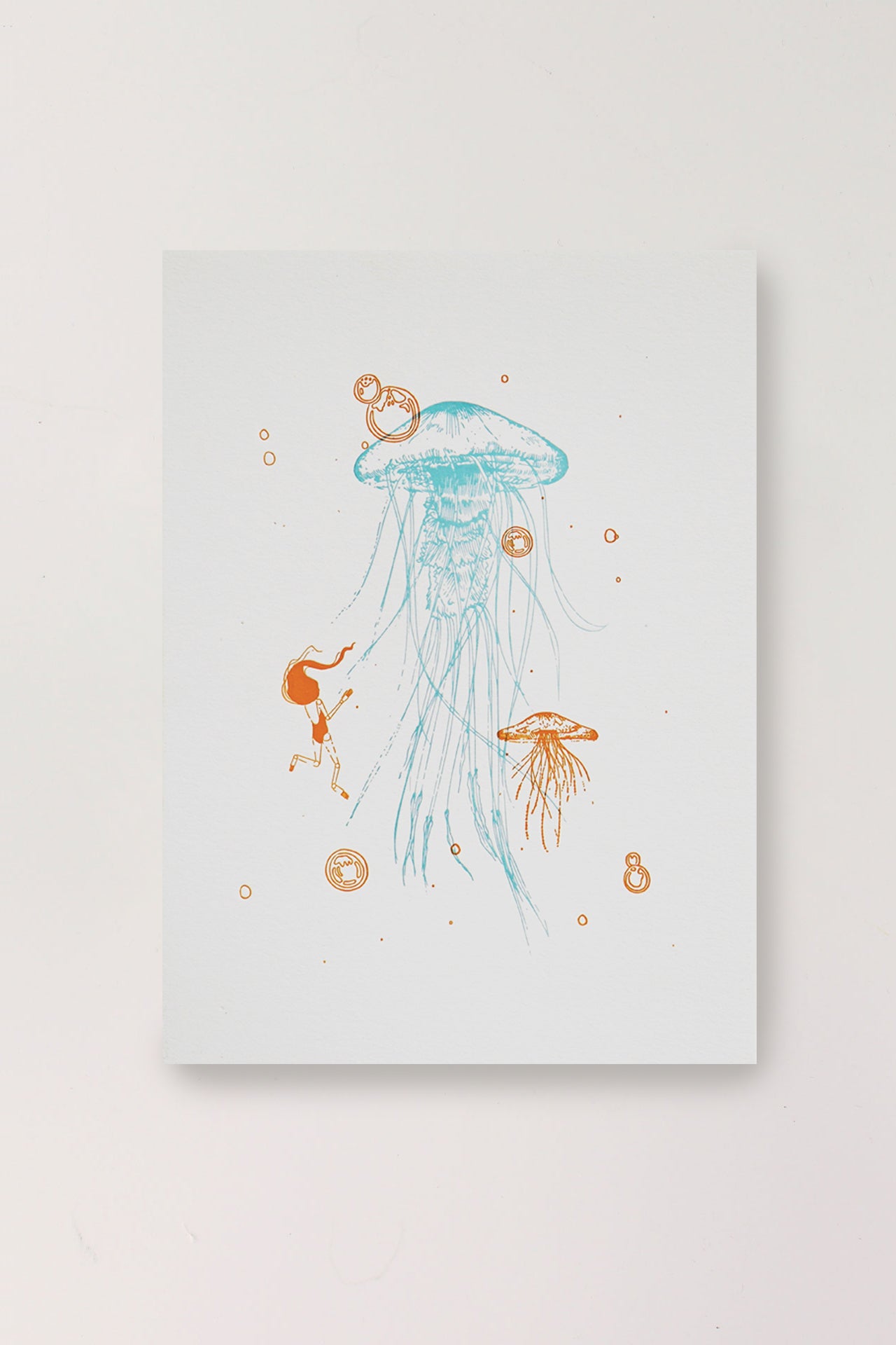 In Wonder of Médousa - Letterpress Print