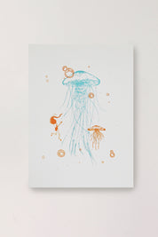 In Wonder of Médousa - Letterpress Print