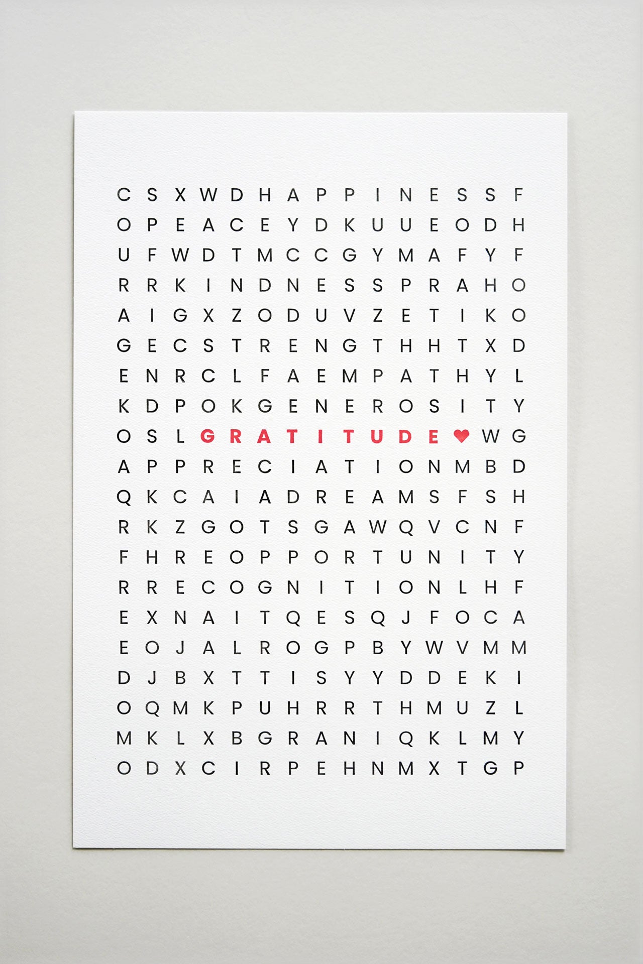 Word Finder H&M Limited Edition Poster