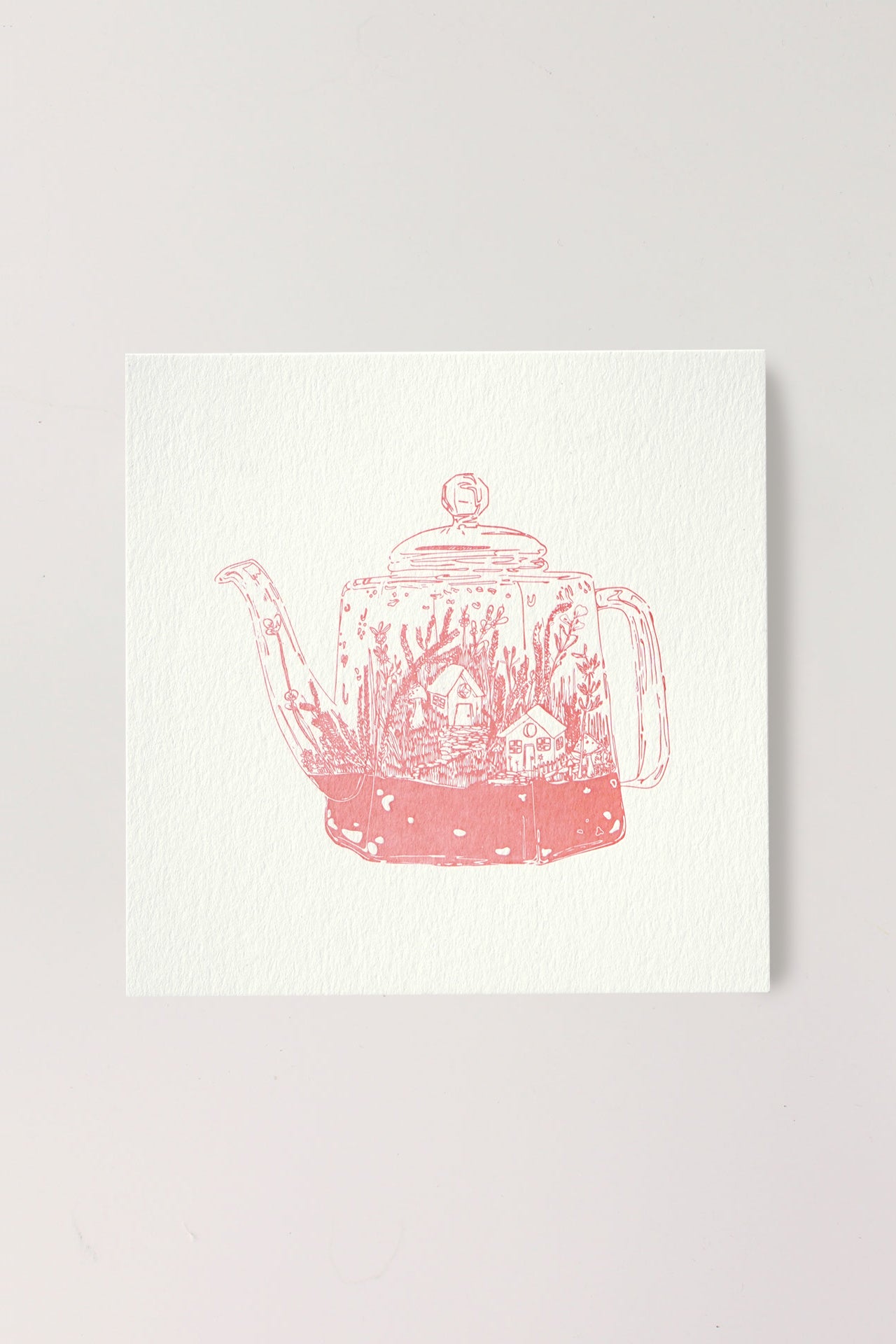 Teapot Terrarium in Pink