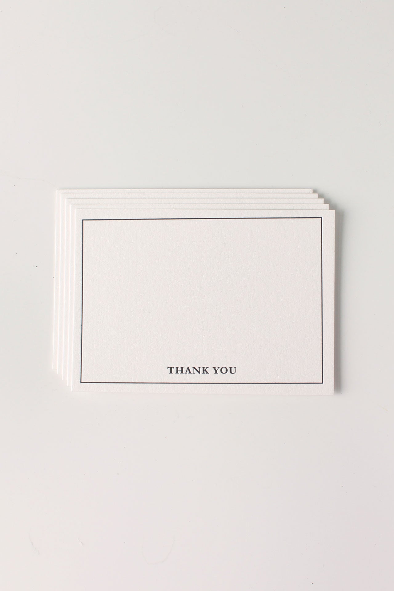 Letterpress Mini - Thank You (Pack of 5)