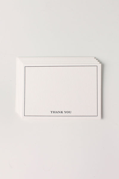 Letterpress Mini - Thank You (Pack of 5)