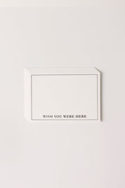 Letterpress Mini- Wish You Were Here (Pack of 5)